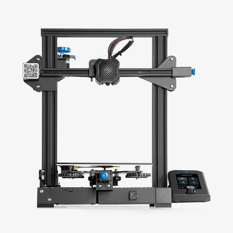 Creality Ender-3 V2 önden görünüm ve kontrol noktaları